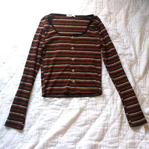 Acemi Women's Long Sleeve Crop Top